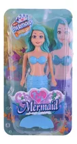 Muñeca Sirena A Cuerda Para El Agua Mermaid 17 Cm