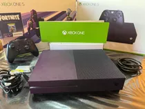 Xbox One S Morada 1 Tb Edición Limitada Fortnite (leer Desc)