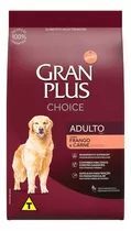  Gran Plus High Premium Choice Sabor Frango E Carne Para Cães Adultos 20kg