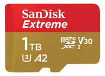 Tarjeta De Memoria Sandisk Sdsqxa1-1t00-an6ma  Extreme Con Adaptador Sd 1 Tb