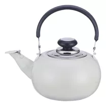 Tetera De Té 800ml Con Infusor Doral Acero Inoxidable Color Marfil