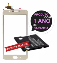 Battria Gk40 Para Moto G5 Normal 100% Nova + Duração + Tela!