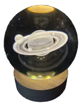 Lámpara Esfera 3d Saturno