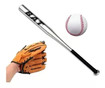 Set Bate De Beisbol Aluminio Con Pelota Y Guante Exahome