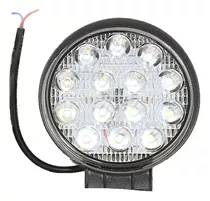 Neblinero 14 Led Foco 12-36v Auto Camión 4x4 Redondo 42w