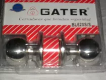 Cerradura Gater Tipo Pomo Con Llaves - Acero Inoxidable