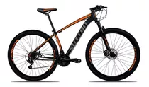 Bicicleta Sutton 29 Câmbio Shimano 21v Disc Hidráulico Gts Cor Preto/cinza/laranja Tamanho Do Quadro 17