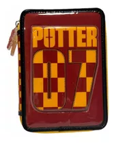 Cartuchera Canopla Pvc Harry Potter 2 Pisos Con Accesorios