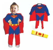 Disfraz Bebe Superman Musculos Halloween 