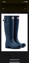 Botas Para Lluvia Hunter Navy ( Azul) Originales Talle 37