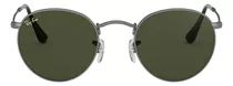 Gafas De Sol Ray Ban Round Metal Hombre Originales Color Gris Color Del Armazón Gris