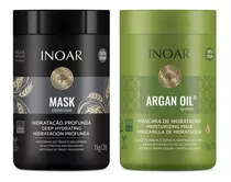 Kit Inoar Argan Oil Mask (2 Produtos)