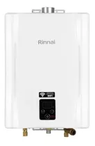 Aquecedor A Gás Gn Rinnai Digital Reu-e210 Feh Branco 127v/220v