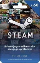 Cartão Presente Steam R$50,00 Leia A Descrição