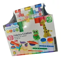 Kit 2 Massinhas De Modelar Batiki Fabrica Criativa 10pçs 224