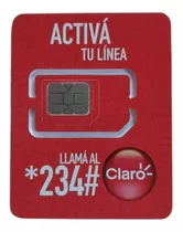 Chip Sim Claro - Prepago - 3 En 1 - 4g 