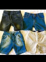 Pantalones Corto Set X4. 1ras Marcas Niño Excelentes Talle 2