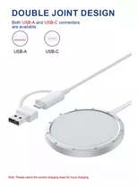 Cargador Inalámbrico Magnético Rápido P/iPhone Magsafe