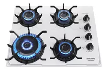 Cooktop 4 Bocas A Gás Itatiaia Itamaster Tripla Chama Branco