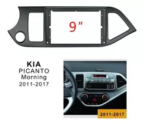 Adaptador Bisel Radio Kia Morning 2011-2017 9pul Karvas