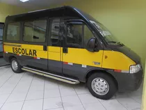 Van Fiat Ducato Escolar Teto Alto 20 Lugares Azul Usada 2014