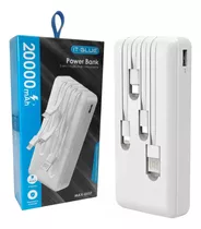 Carregador Portátil Power Bank It Blue 20000