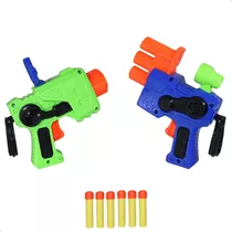 Lança Dardos Nerf Disparo Potente Dartz 2 Pistolas 