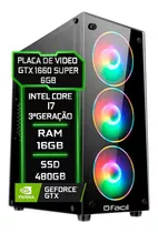 Pc Gamer Fácil Intel I7 3ª 16gb Gtx 1660 Super Ssd 480gb