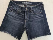 Short Jean American Eagle Midi Talle 4