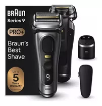 Máquina Afeitadora Eléctrica Braun Series 9 Pro Para Barba Color Negro