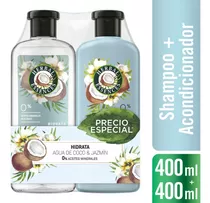 Pack Shampoo+aco Herbal Essences Agua De Coco & Jazmín 400ml