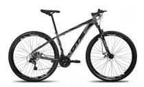 Bicicleta Aro 29 Gts Alumunio Rdx 21v Câmbio Shimano A Disco Cor Cinza/preto Tamanho Do Quadro 17