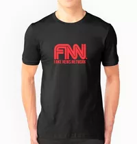 Camiseta Fake News Paródia Cnn Camisa Masculina Donald Trump