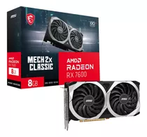 Msi Gaming Radeon Rx 7600 128-bit 8gb Gddr6 Dphdmi Dual S Ss