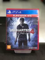 Uncharted 4 A Thief's End Playstation Hits Ps4 Midia Física