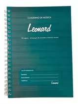 Cuaderno Leonard Pentagramado A4 Espiralado 50 Hojas Lnd-50
