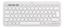 Logitech Pebble Keys 2 K380s, Teclado Bt Multidispositivo Wh Color Del Teclado Blanco Idioma Español