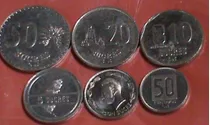 Monedas Serie 1988-1991 De Ecuador