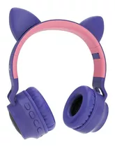 Audífonos Bluetooth Oreja De Gato Diadema Niños Niñas