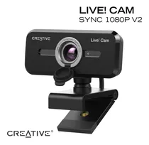 Camara Creative Live! Cam Sync V2 Fhd 1080p Usb Black