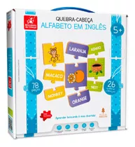 Quebra Cabeça Infantil Alfabeto Em Inglês