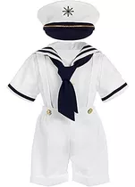 Igirldress Bebé Muchachos Del Niño Náutico Traje De Marinero