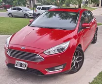 Ford Focus Titanium At 2015 Con 111.000 Km Rojo 5p