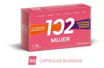 102  Mujer Vitaminas Y Minerales 30 Caps Suplemento Sabor No
