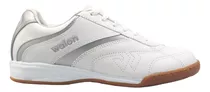 Zapatillas Walon De Cuero Blancas Futsal