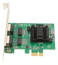 Placa De Rede Pci Ex1 A 2 Rj45 Txa108 82571 Porta Gigabit