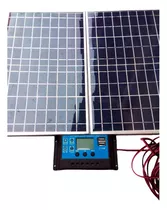 Kit 2 Placas Solar 20w E Controlador De Carga 100a Da China