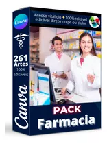 Pack Canva Farmácia,261 Artes+bonus