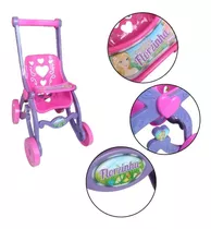 Carrinho De Boneca Brinquedo Infantil Menina Rosa Envio 24h