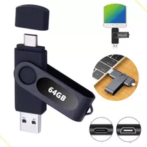 Pendrive Usb Otg Tipo C Micro V8  Adaptado Celular Original